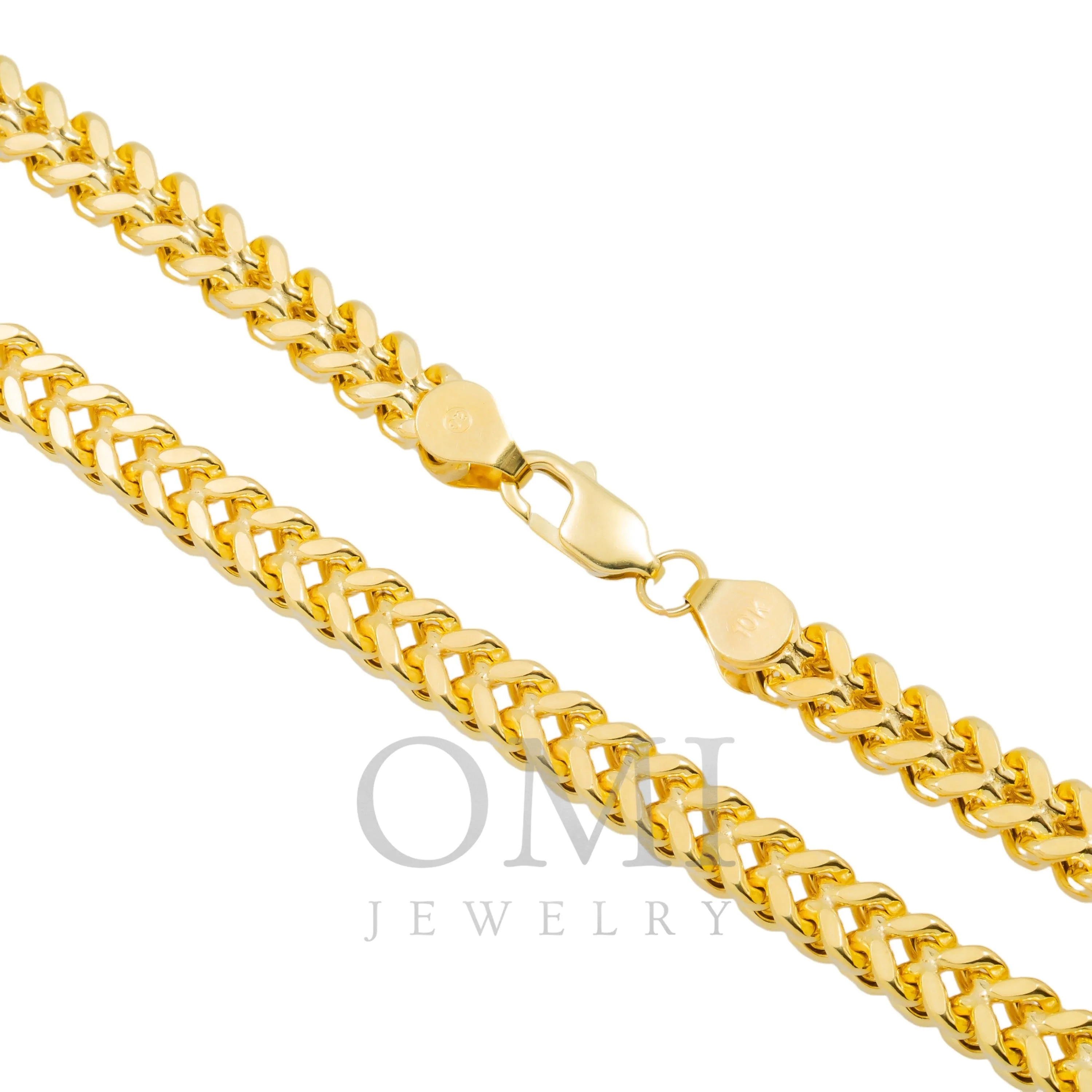 10K GOLD 6.14MM HOLLOW BOX FRANCO CHAIN