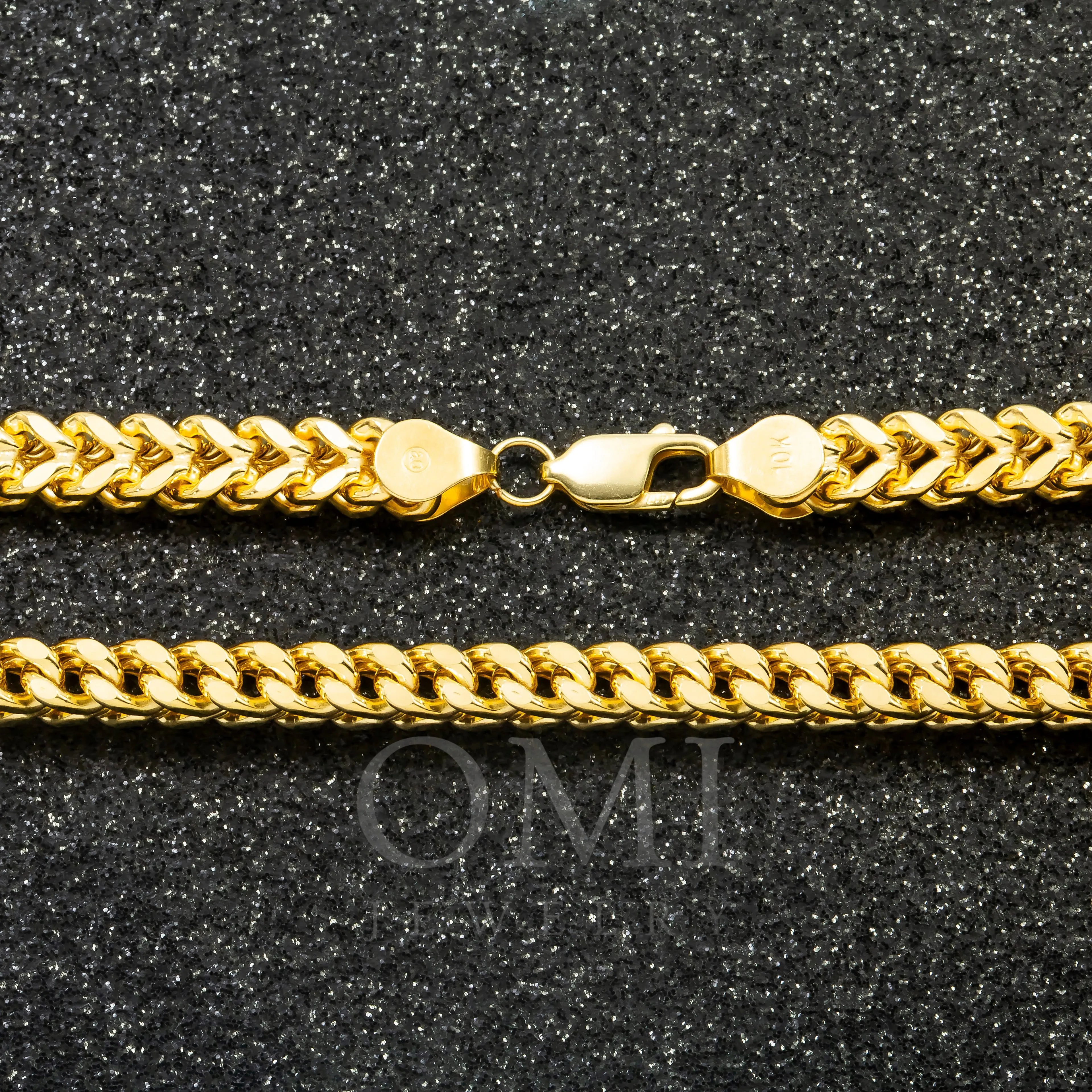 10K GOLD 6.14MM HOLLOW BOX FRANCO CHAIN