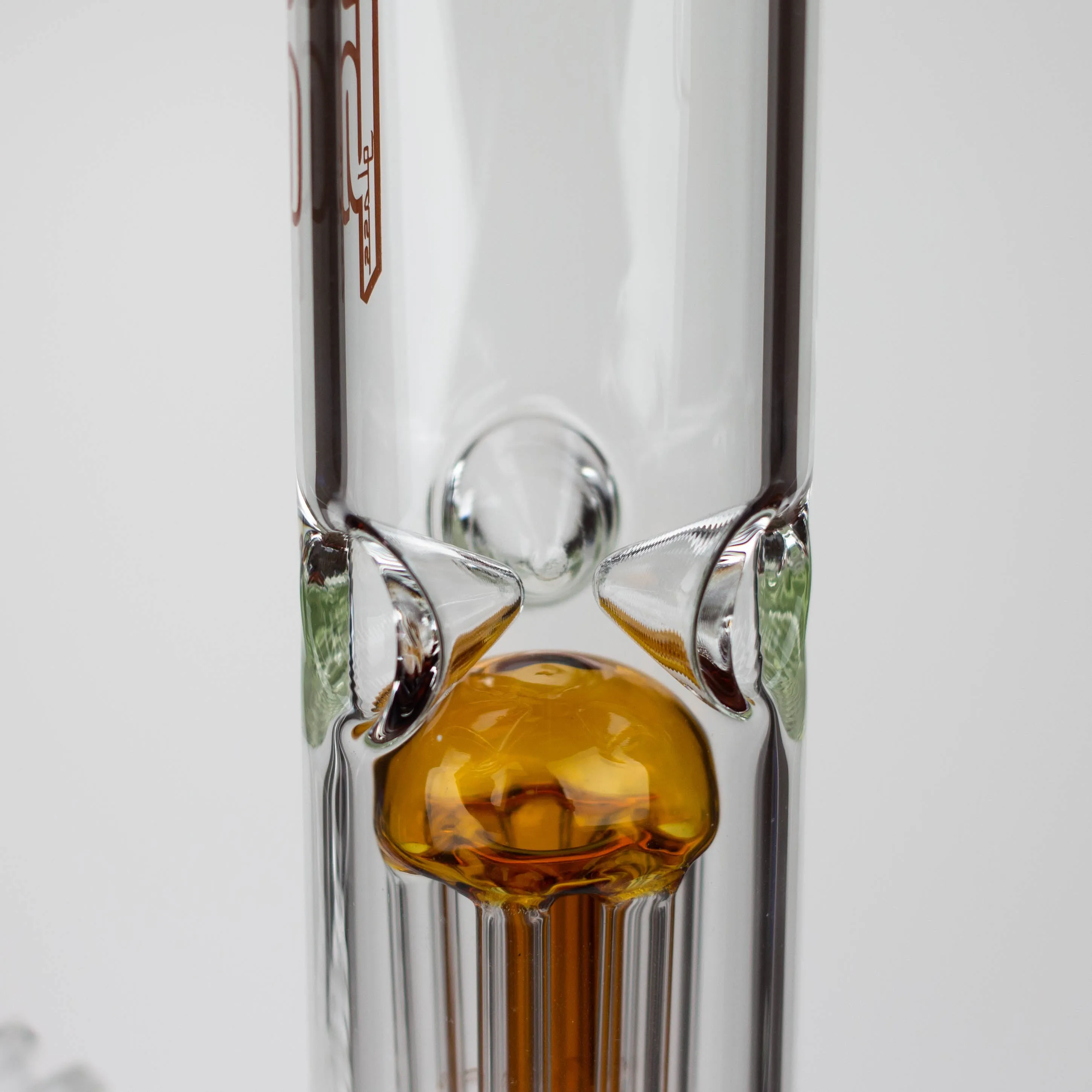 12" Tree Arm Perc Glass Beaker Bong