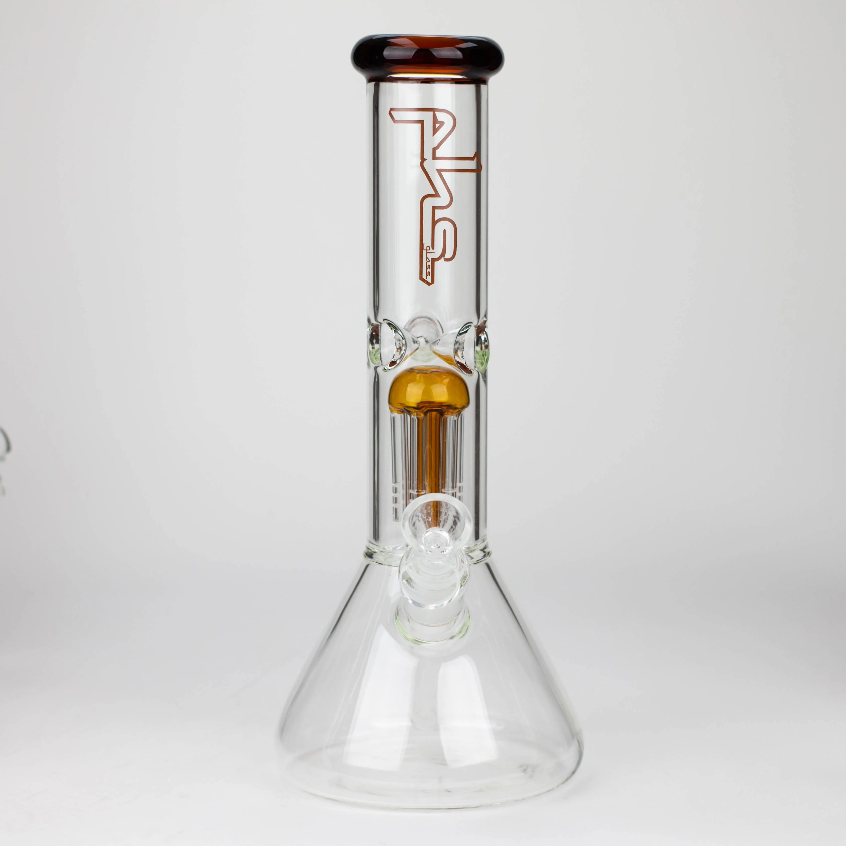 12" Tree Arm Perc Glass Beaker Bong