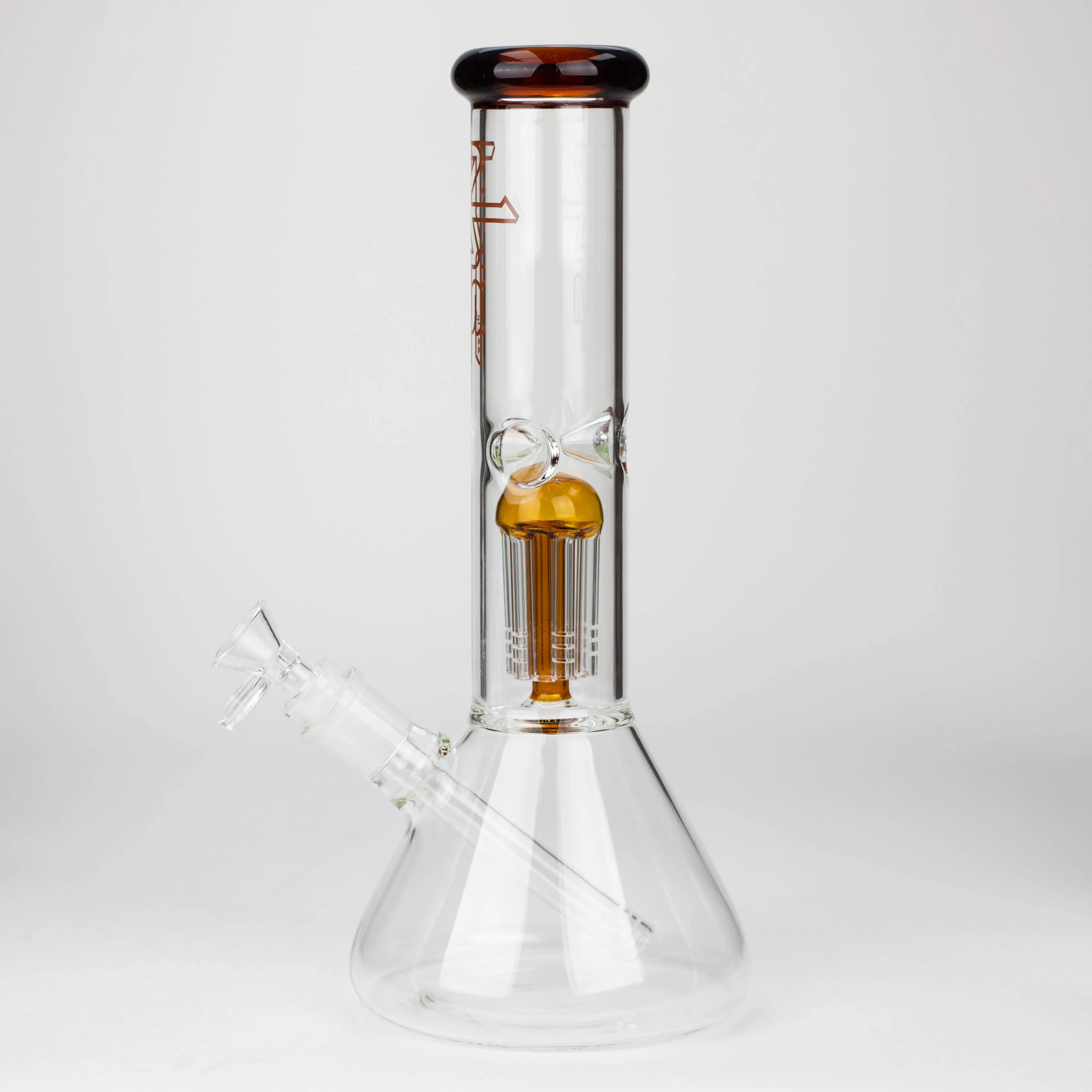 12" Tree Arm Perc Glass Beaker Bong