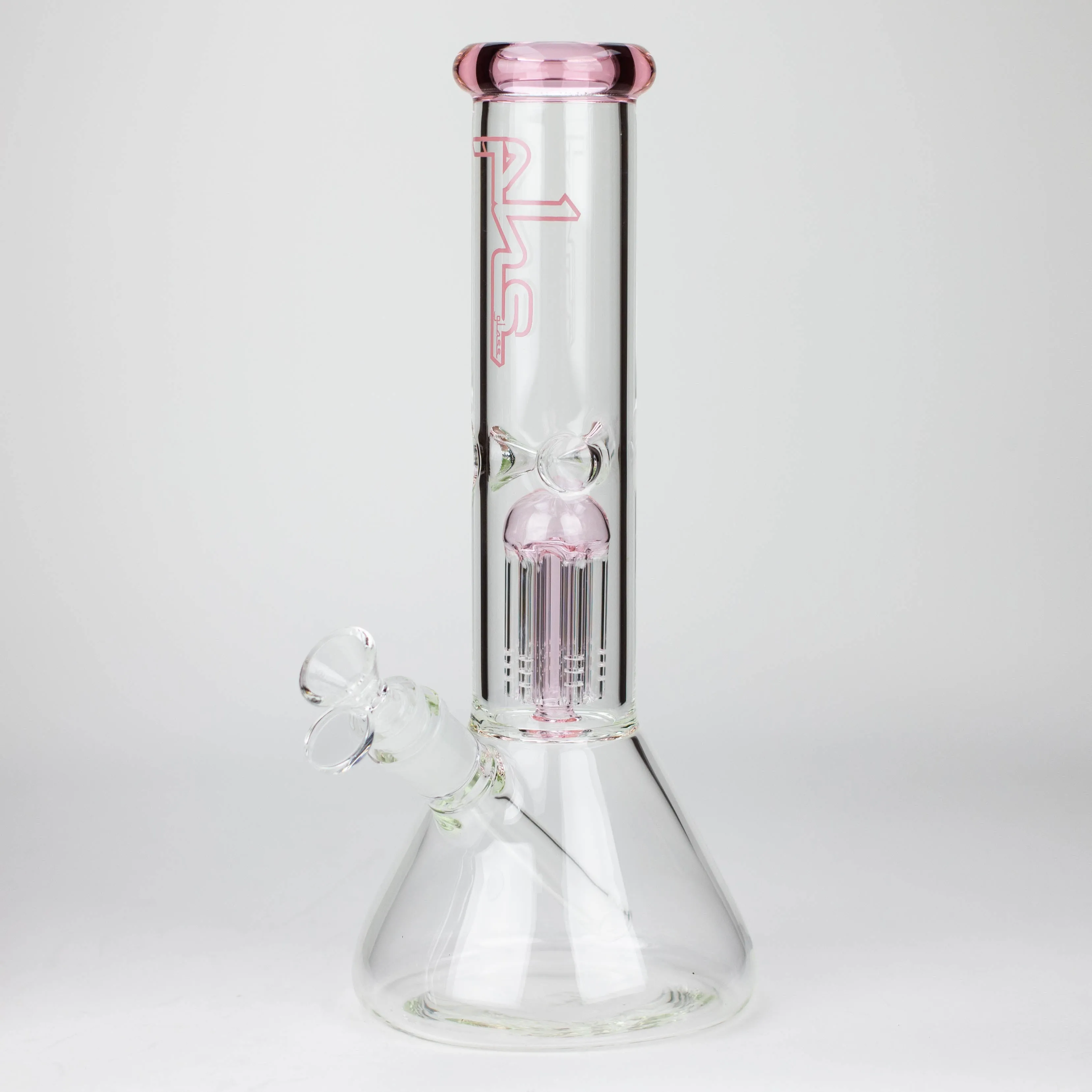 12" Tree Arm Perc Glass Beaker Bong