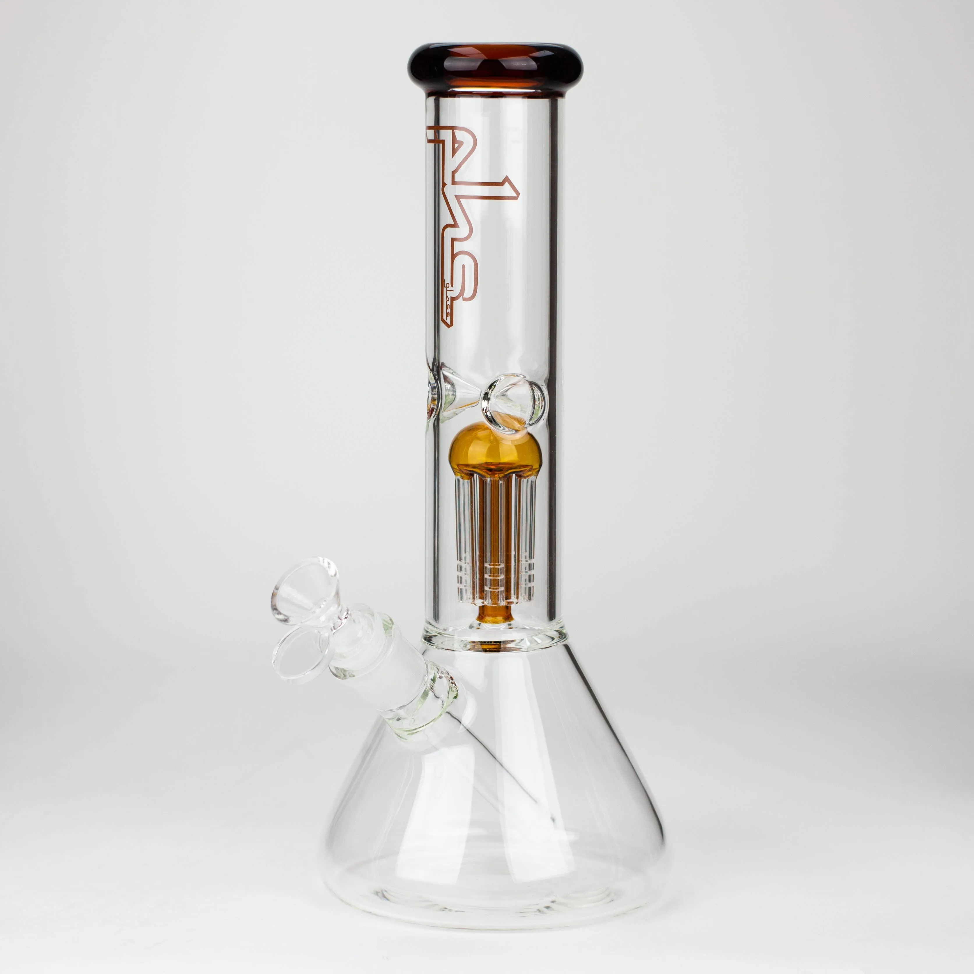 12" Tree Arm Perc Glass Beaker Bong