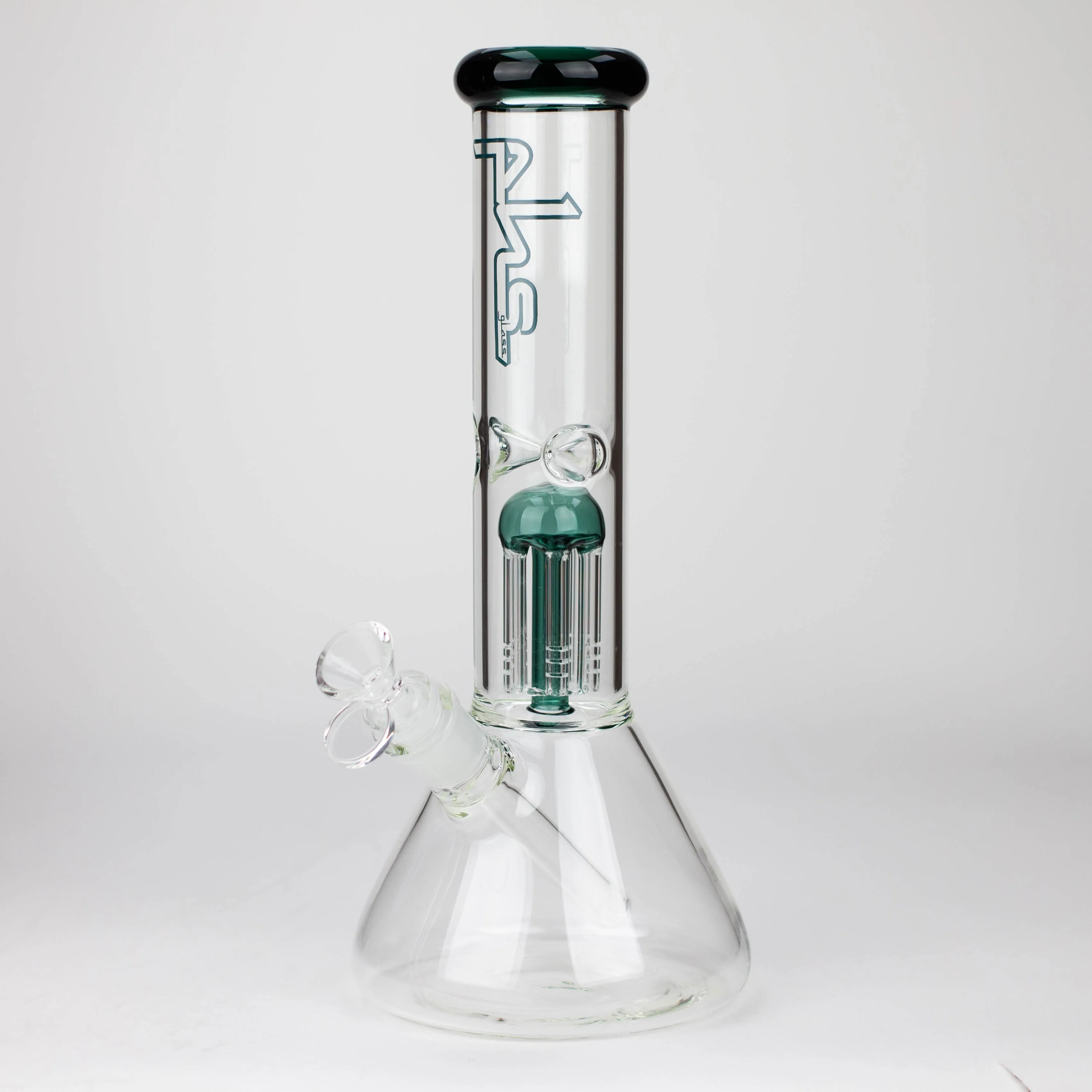 12" Tree Arm Perc Glass Beaker Bong