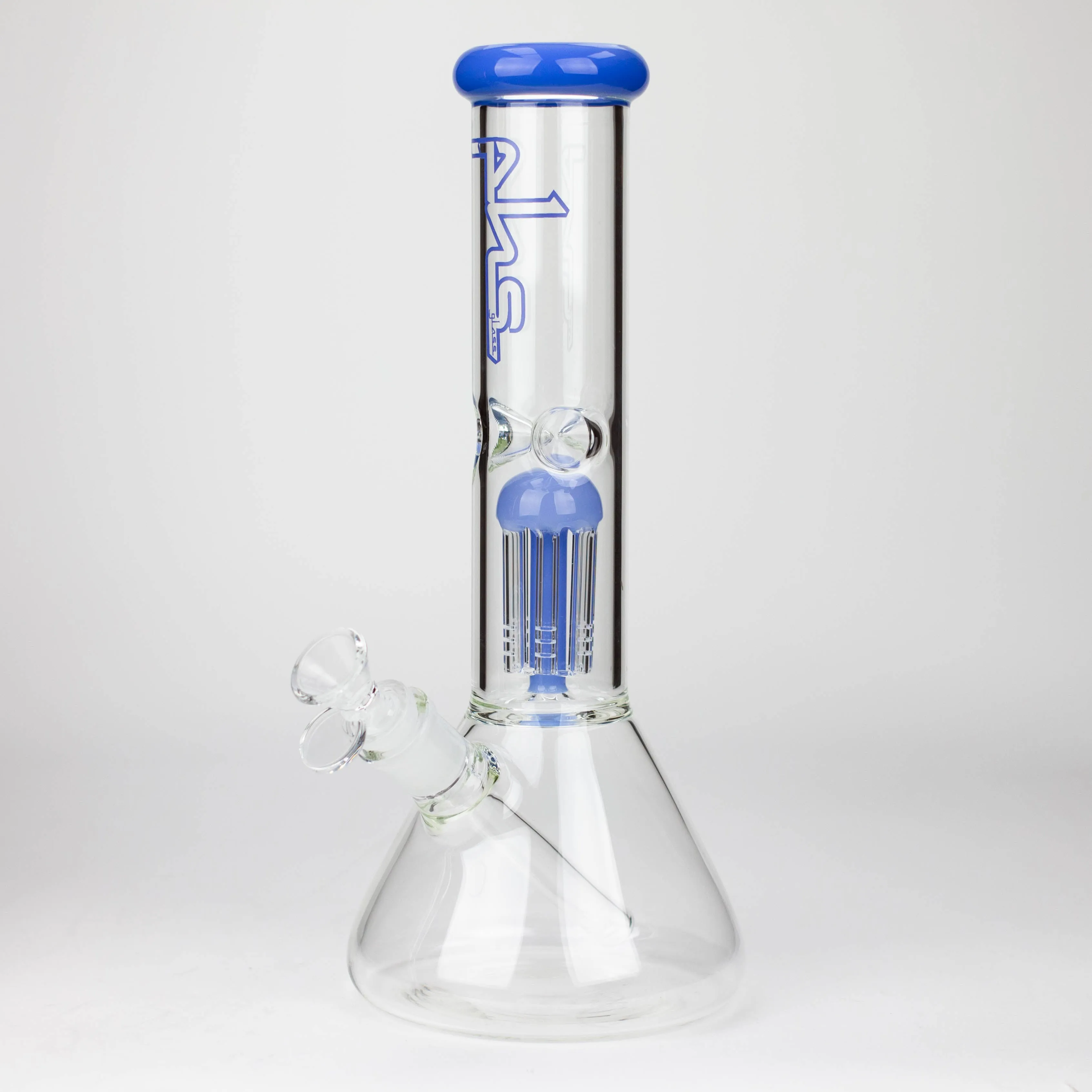 12" Tree Arm Perc Glass Beaker Bong