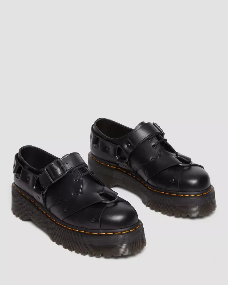 1461 Quad Hardness Leather Platform Shoes