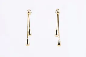 14k Yellow Gold Dangle Earrings (2.58g.)