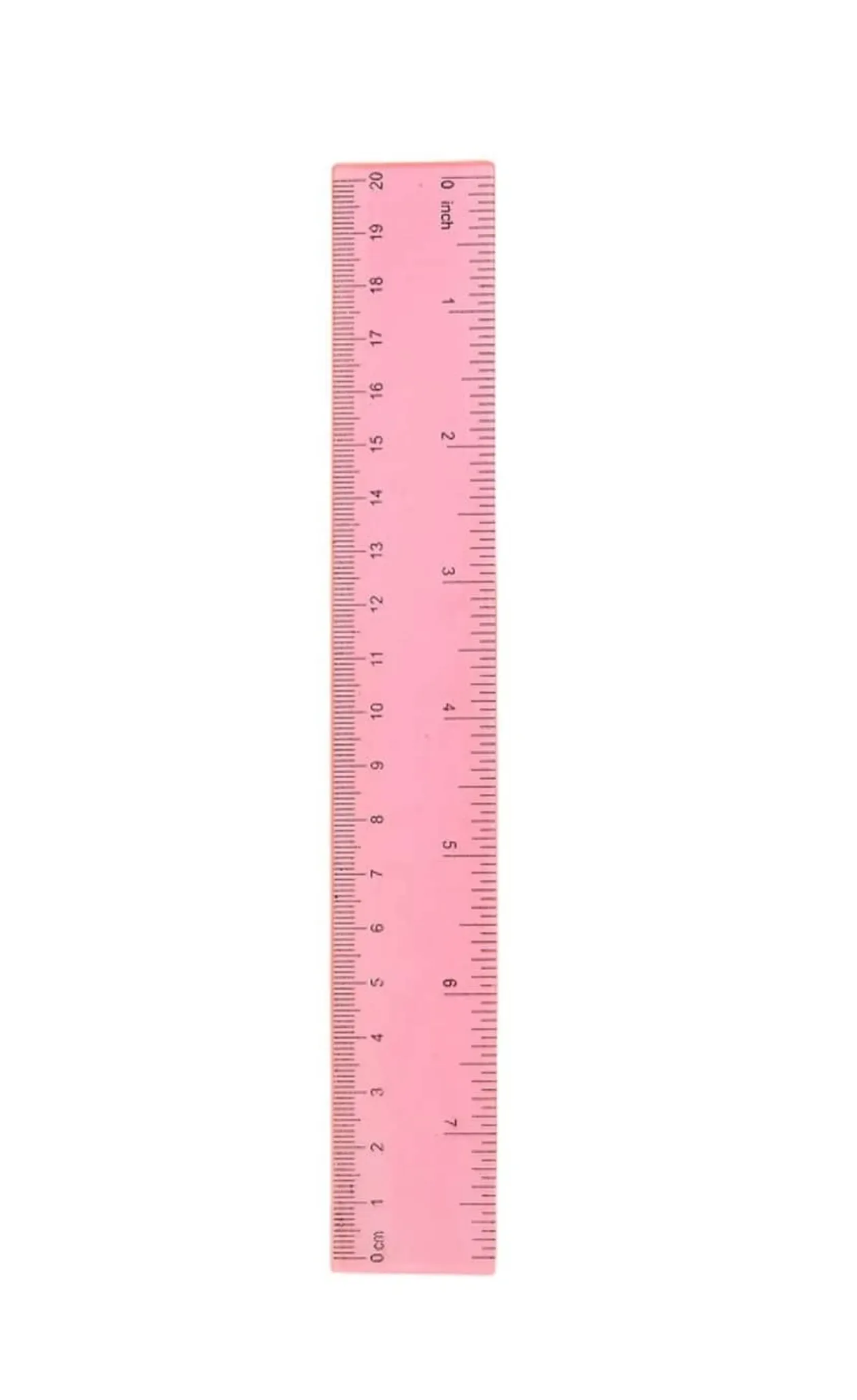 20cm Pink ruler