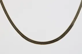 24'' 14k Yellow Gold Herringbone Chain (13.88g.)