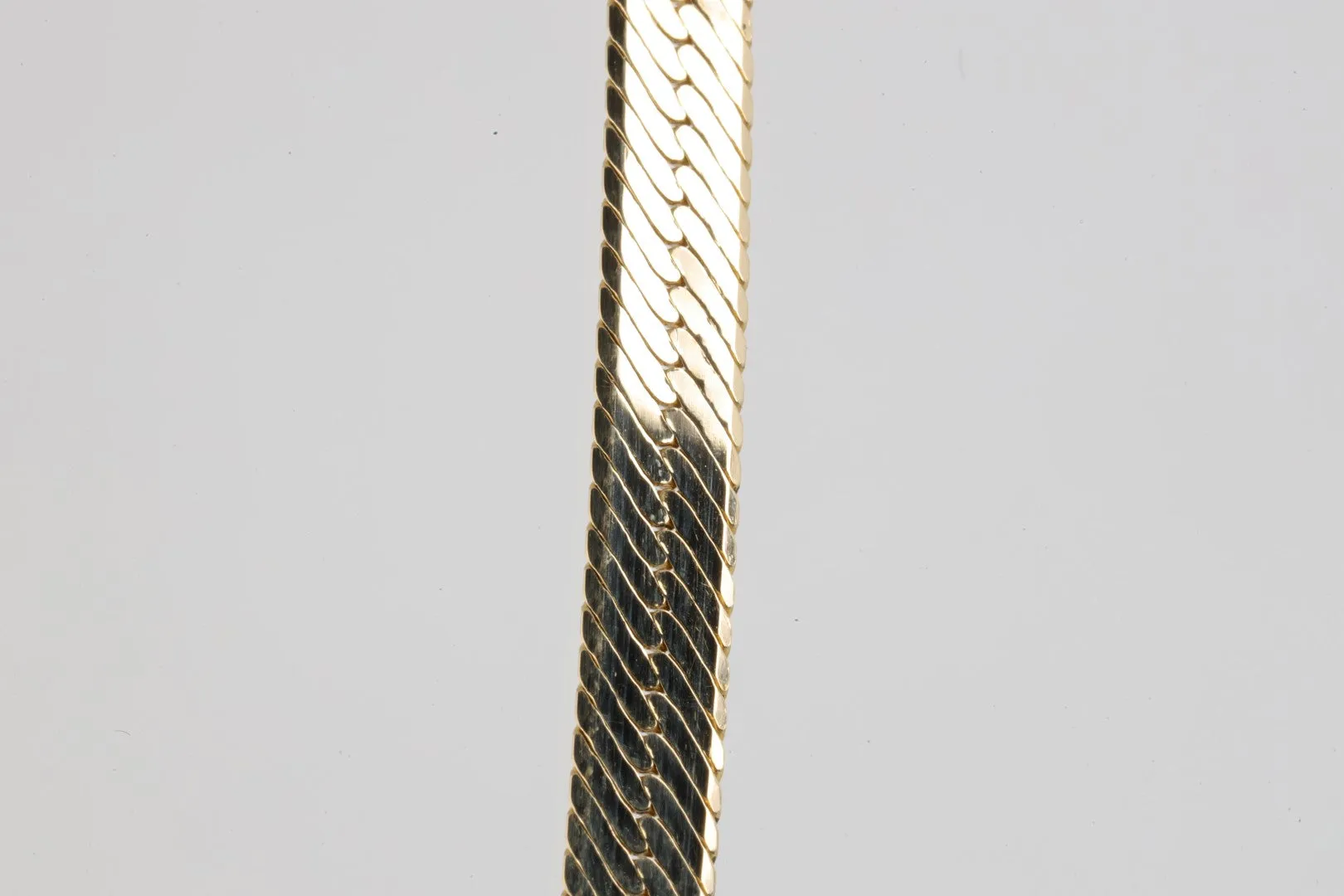 24'' 14k Yellow Gold Herringbone Chain (13.88g.)