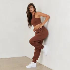 365 Oversized Joggers - Chocolate