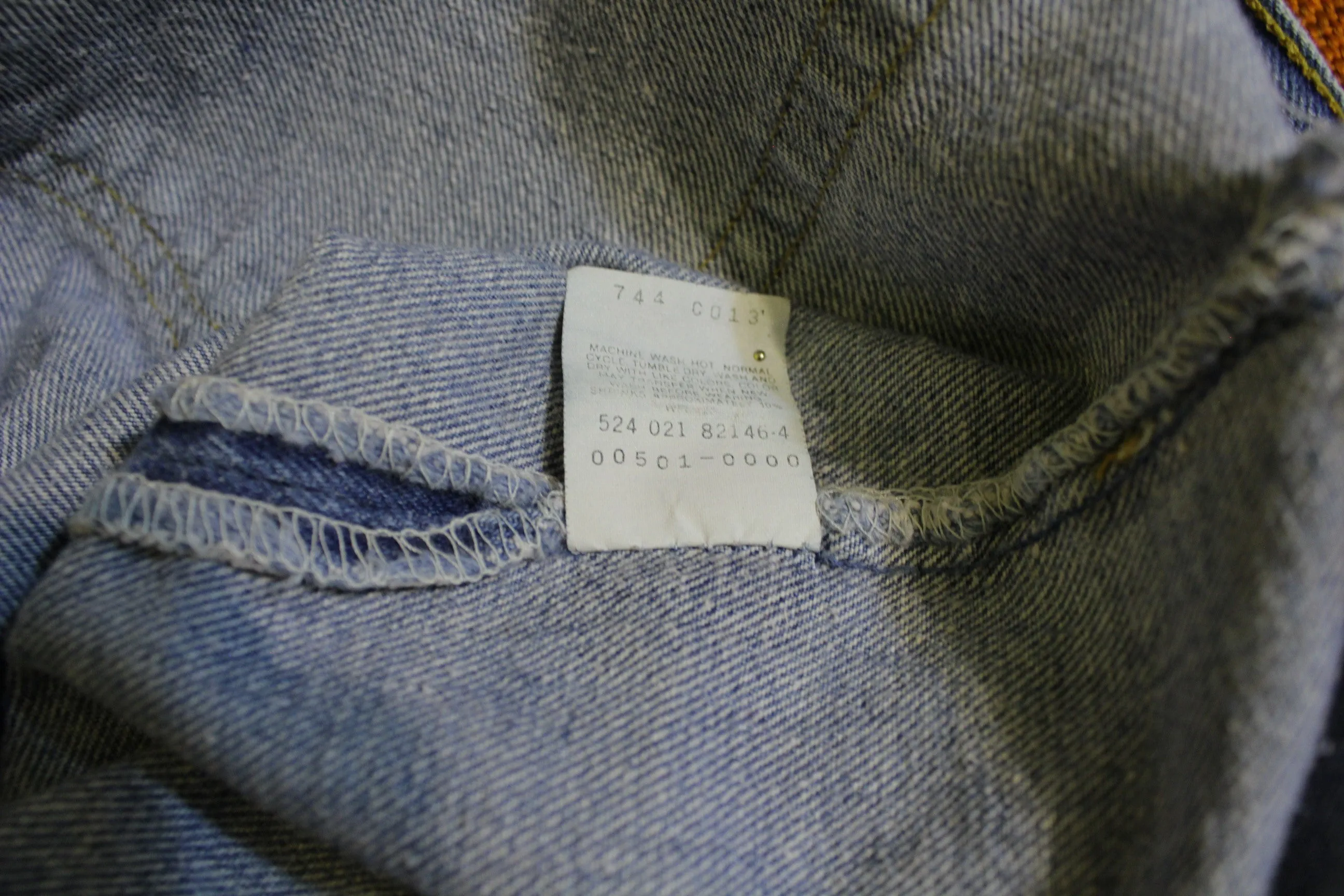 80s Levis 501 Button Fly Jeans. Vintage USA Made Faded Distressed Denim 30x30