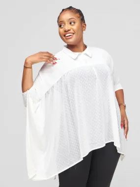 Afafla Oversize Top - Beige