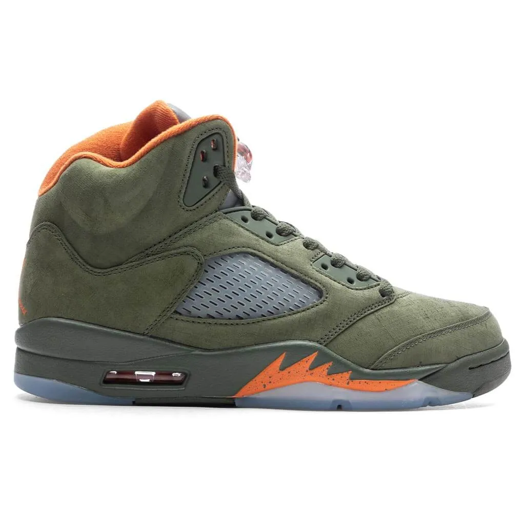 Air Jordan 5 Retro 'Olive' - Army Olive/Solar Orange