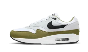 Air Max 1 White Black Medium Olive