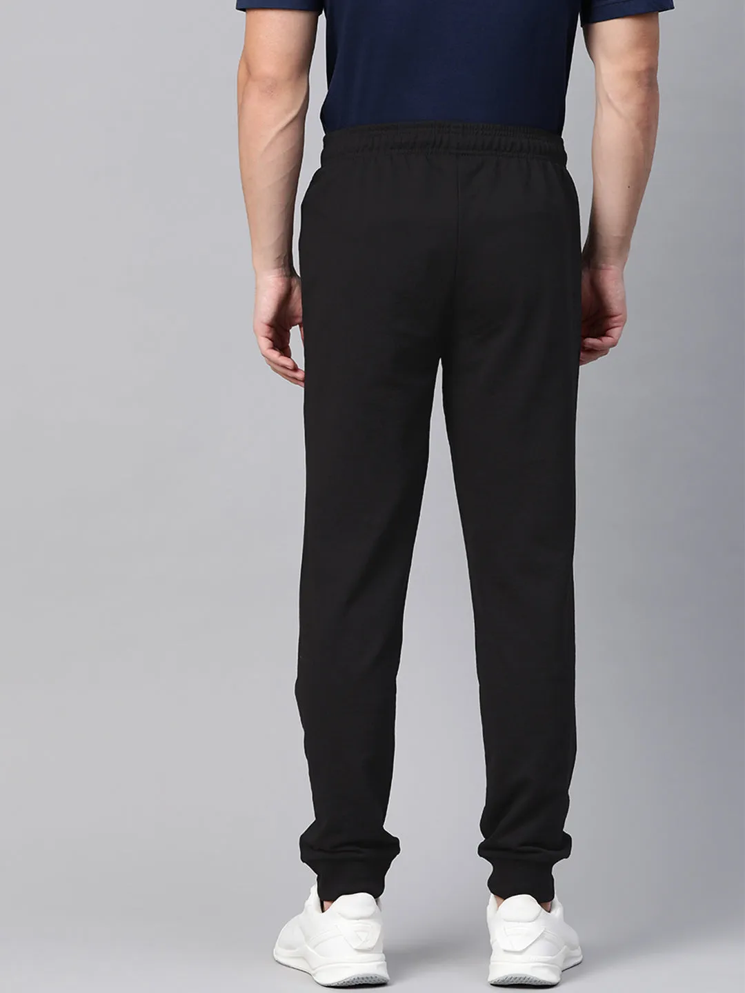 Alcis Men Black Solid Track Pants