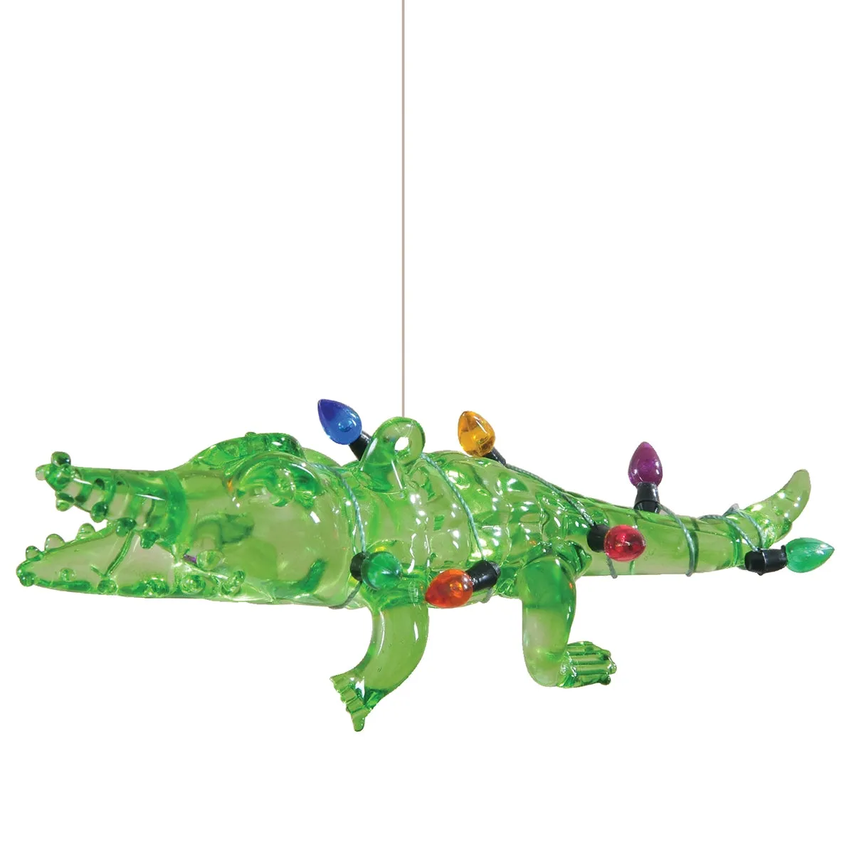 Alligator With Lights Ornament