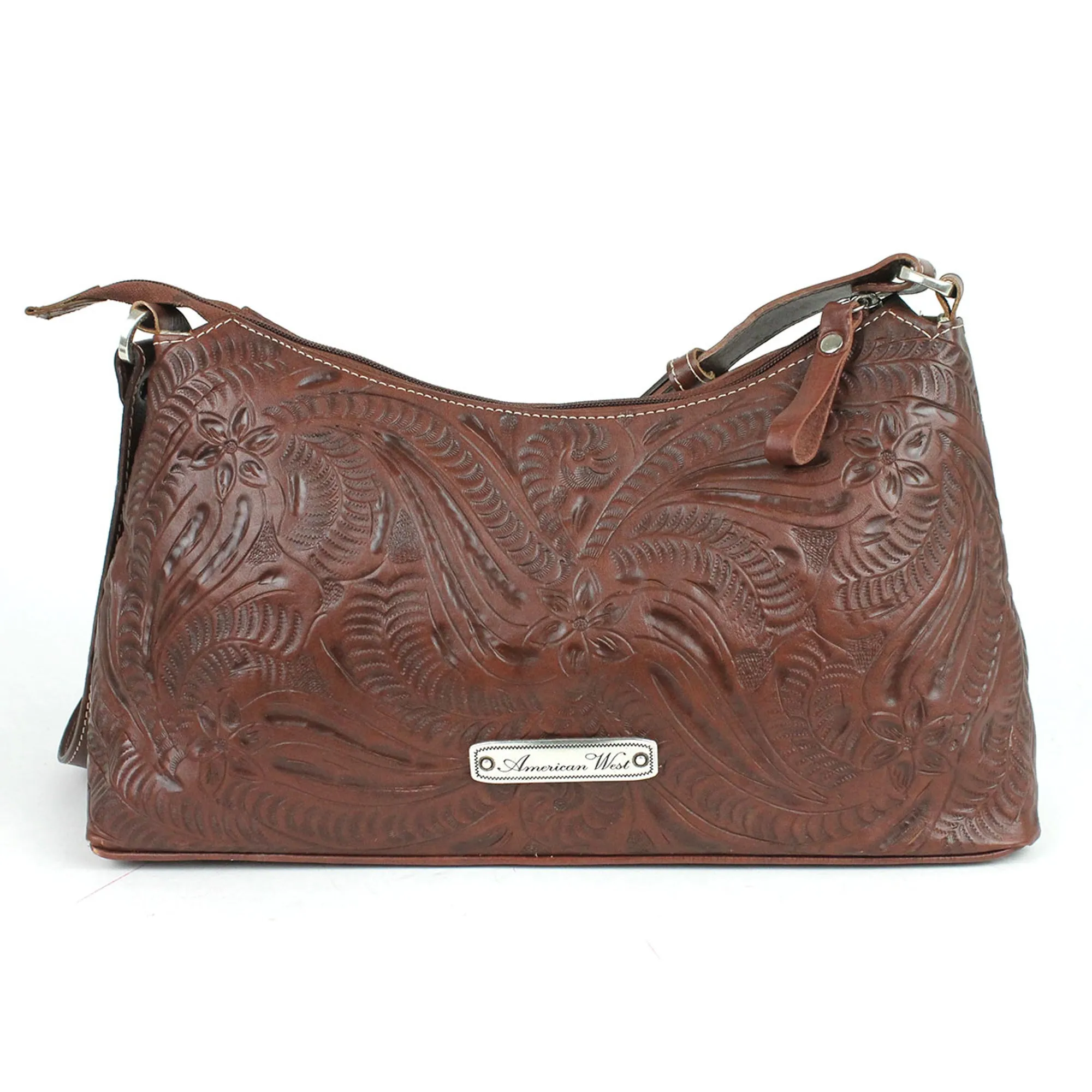 American West Lady Lace Antique/Marine Leather Event Bag