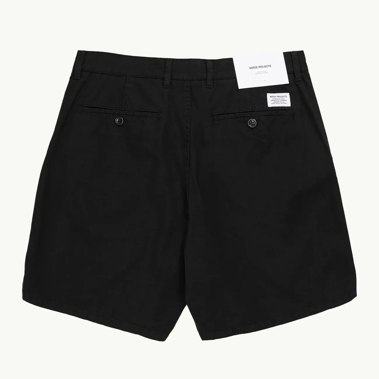 Aros Light Twill Shorts - Black