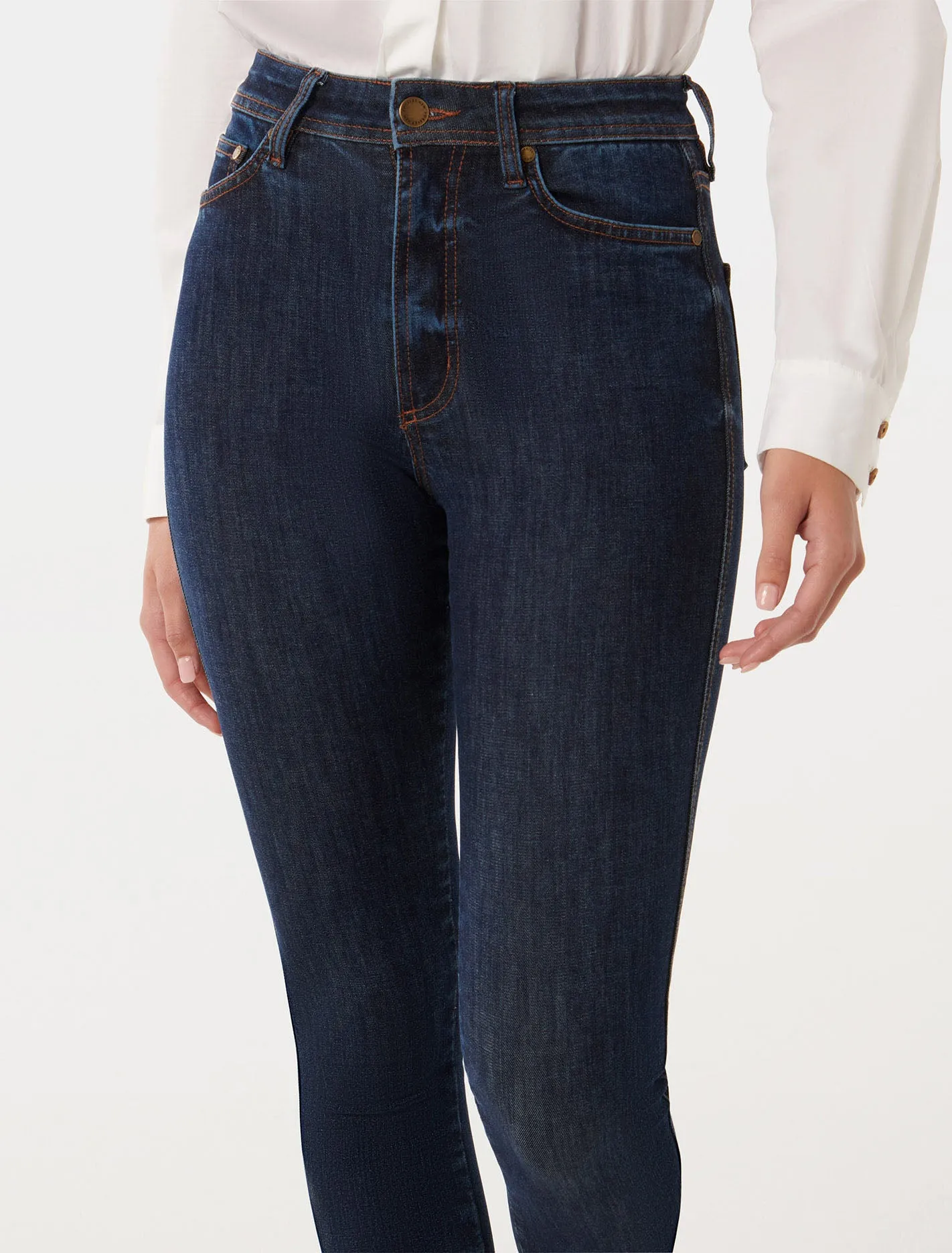 Ashley Mid-Rise Skinny Jeans