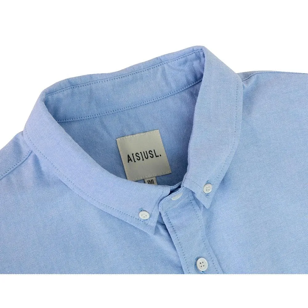 A[S]USL OXFORD FOUR POCKET B/D SHIRT-BLUE