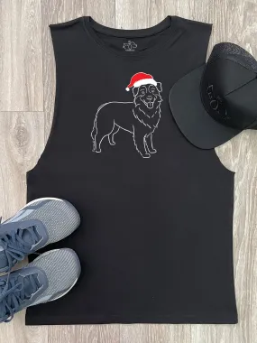 Australian Shepherd Christmas Edition Axel Drop Armhole Muscle Tank