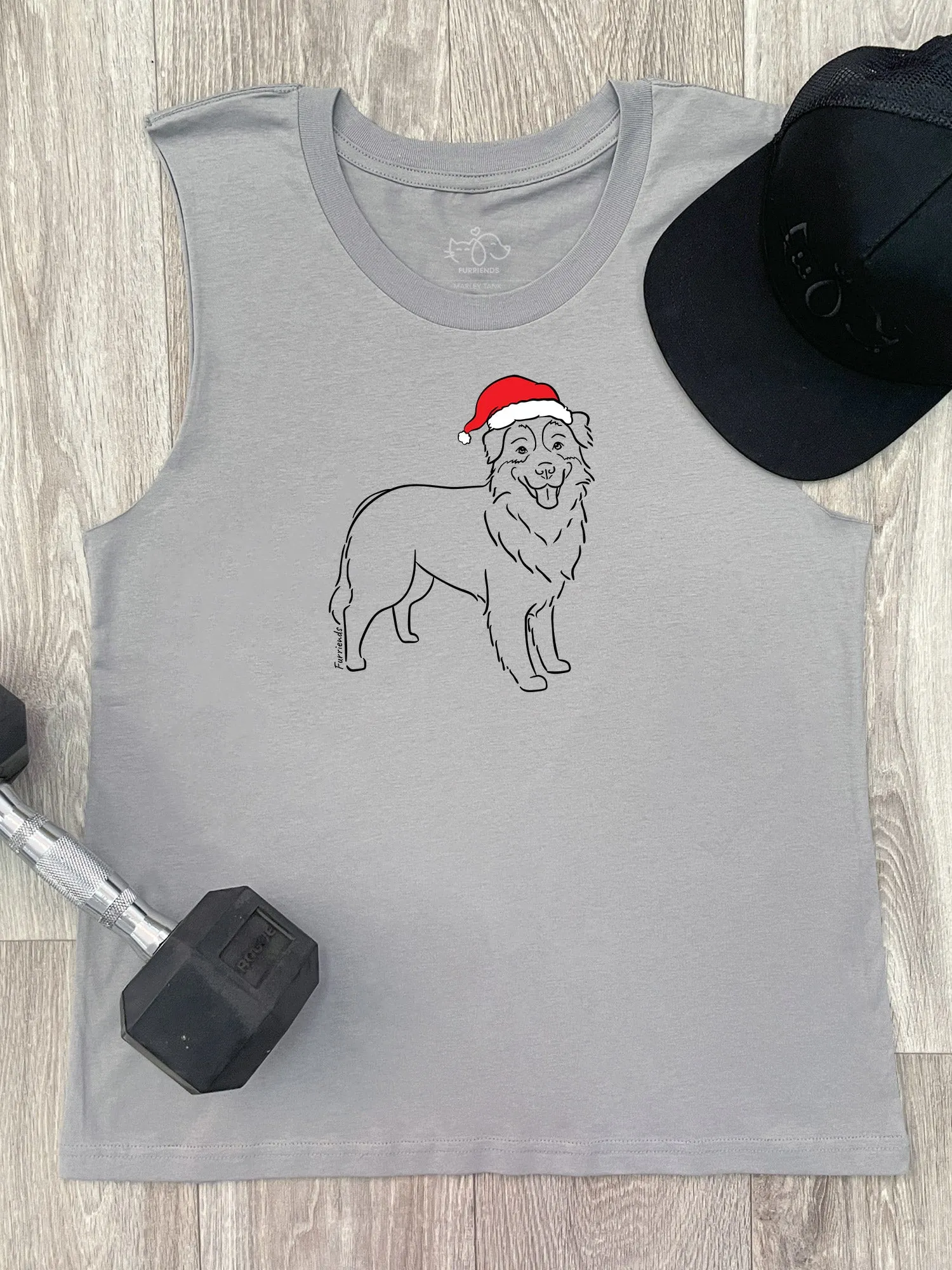 Australian Shepherd Christmas Edition Marley Tank