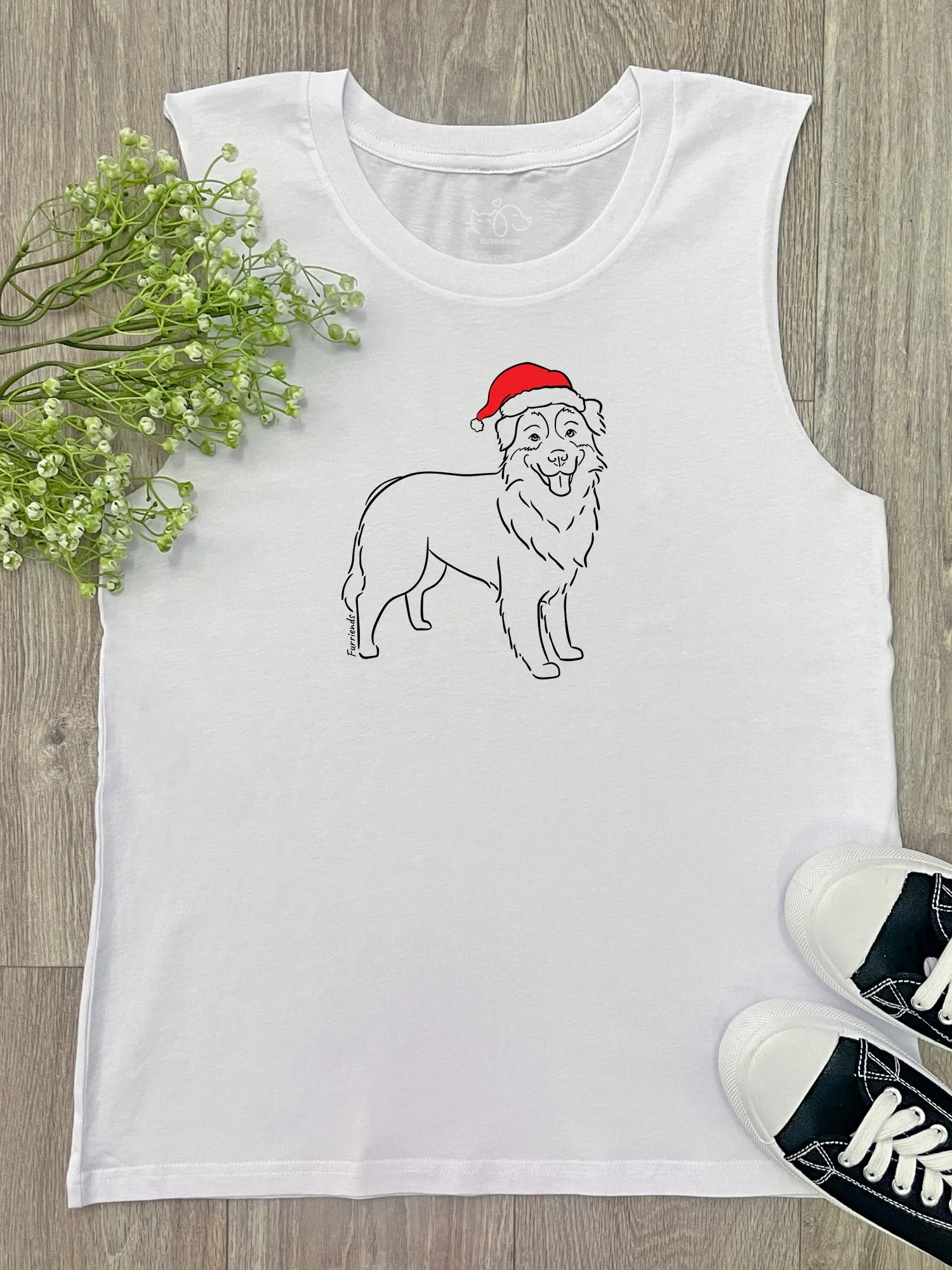 Australian Shepherd Christmas Edition Marley Tank