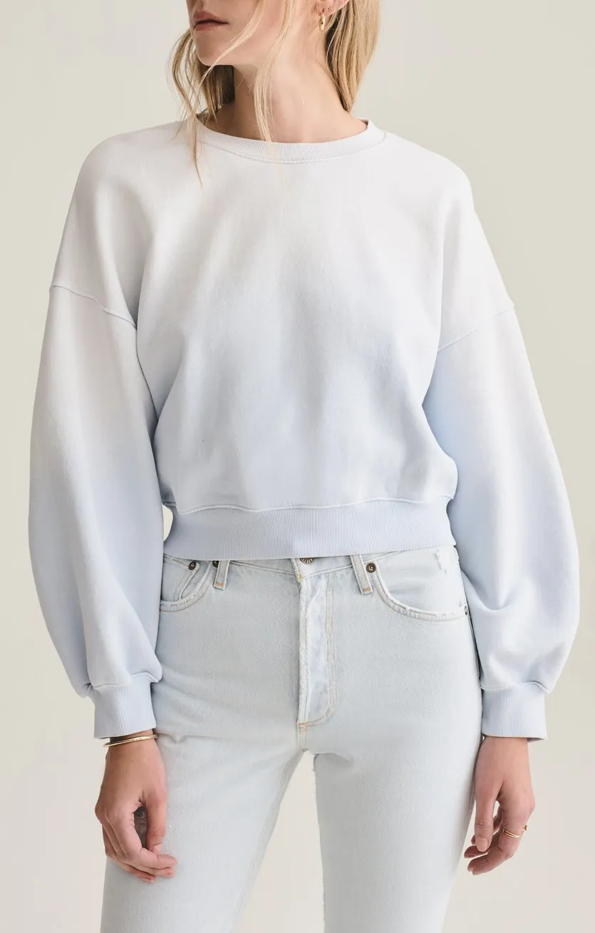 Balloon Sleeve Sweatshirt in Dapple Sunfade