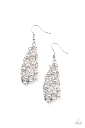 Ballroom Waltz - Silver Earring