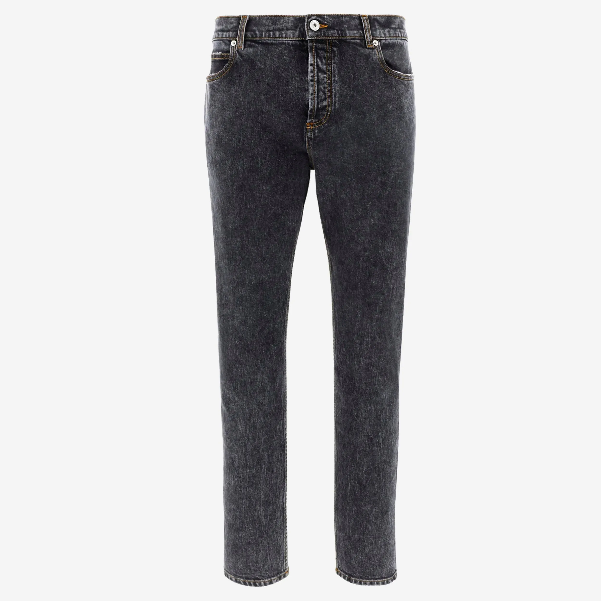 Balmain Grey Straight Cut Jeans