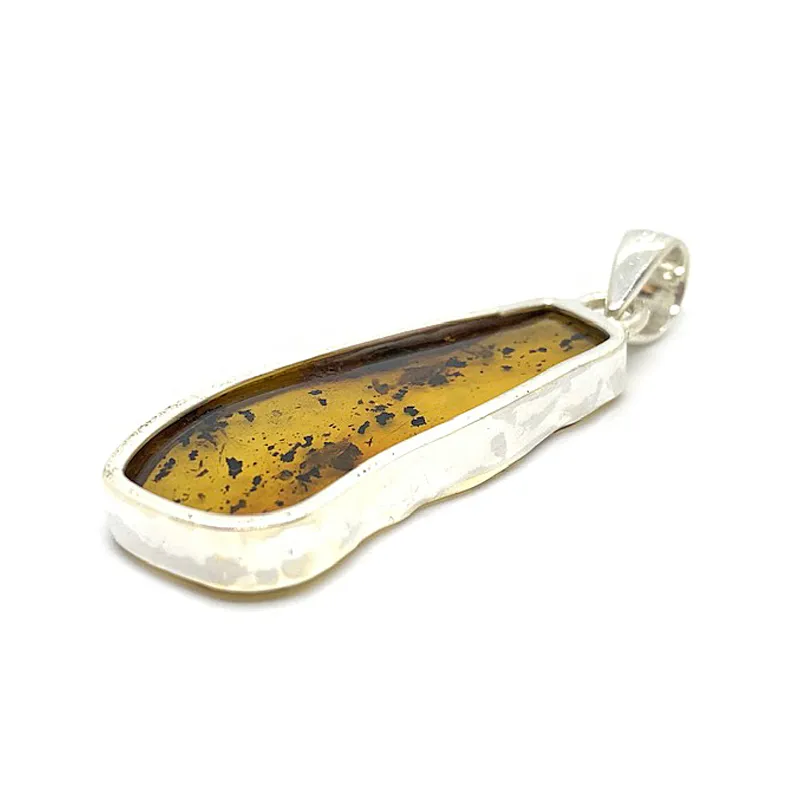 Bartley Amber Gemstone Pendant D