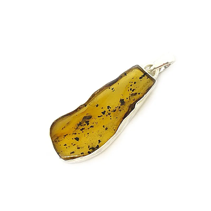 Bartley Amber Gemstone Pendant D