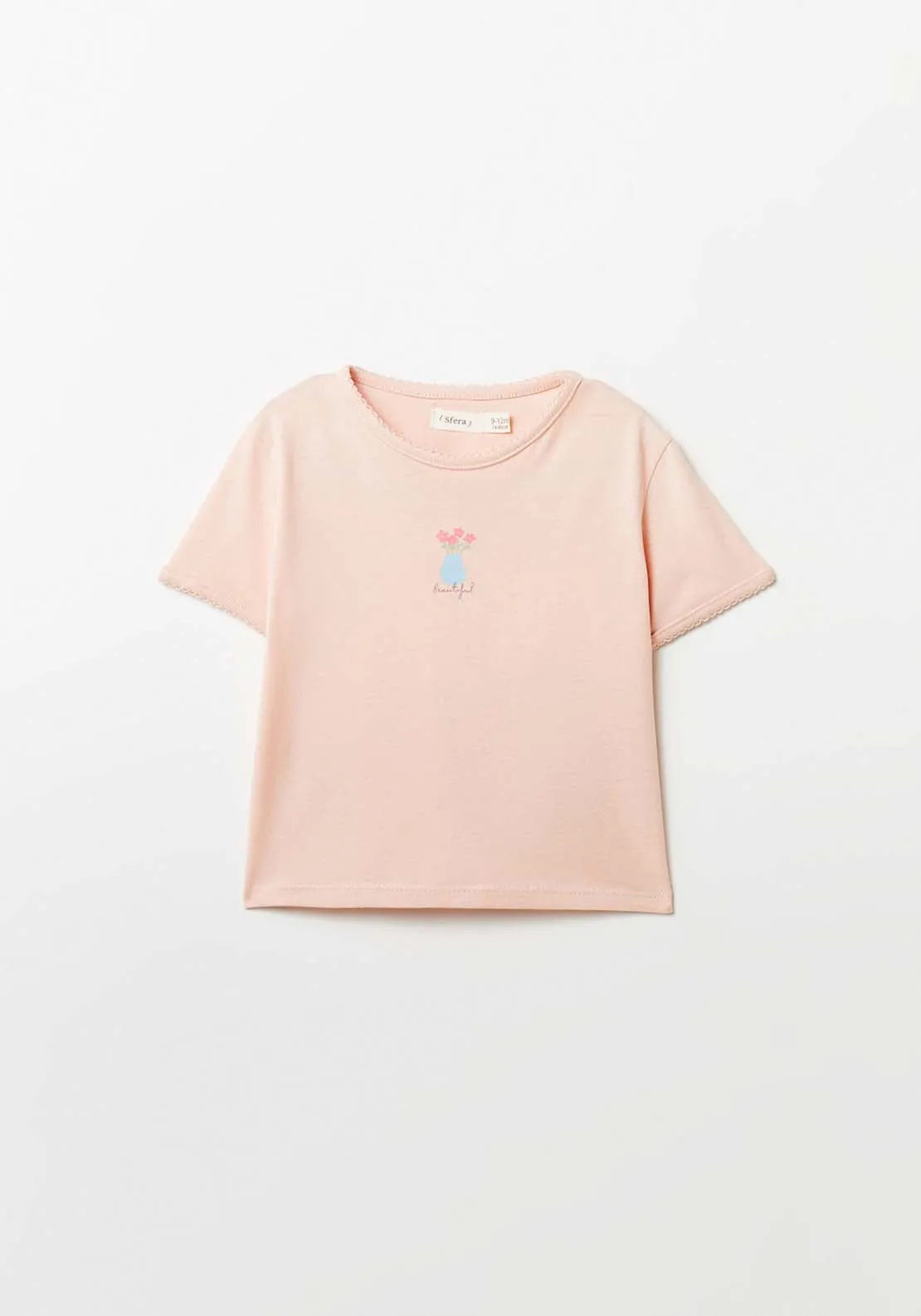 Basic Plain T-Shirt - Pink