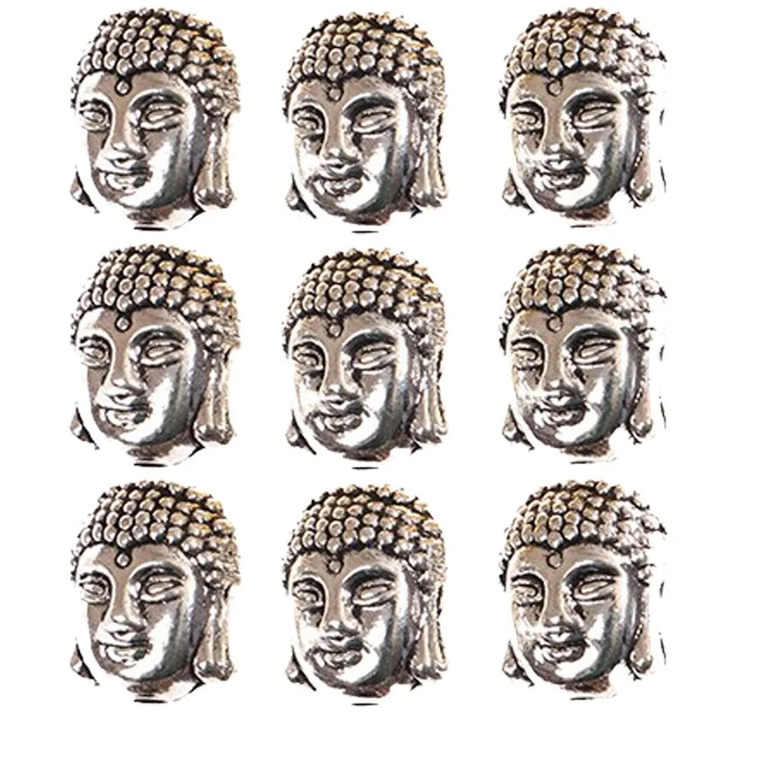 Bead, Buddha Head 7x9mm