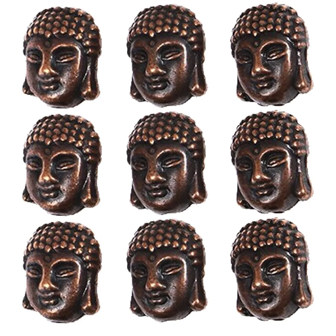 Bead, Buddha Head 7x9mm