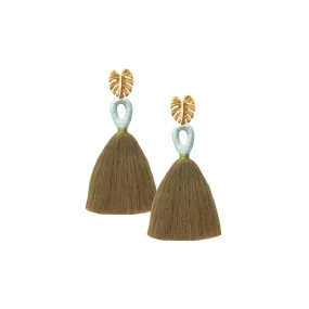 Beige Mini Ballerina Earrings