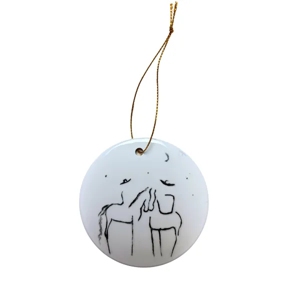 Bettina Norton Ceramic Christmas Ornament in Simplicity 3 - Single