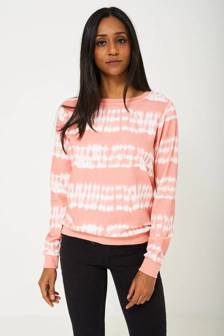 BIK BOK Jumper in Two Tone Pink/White