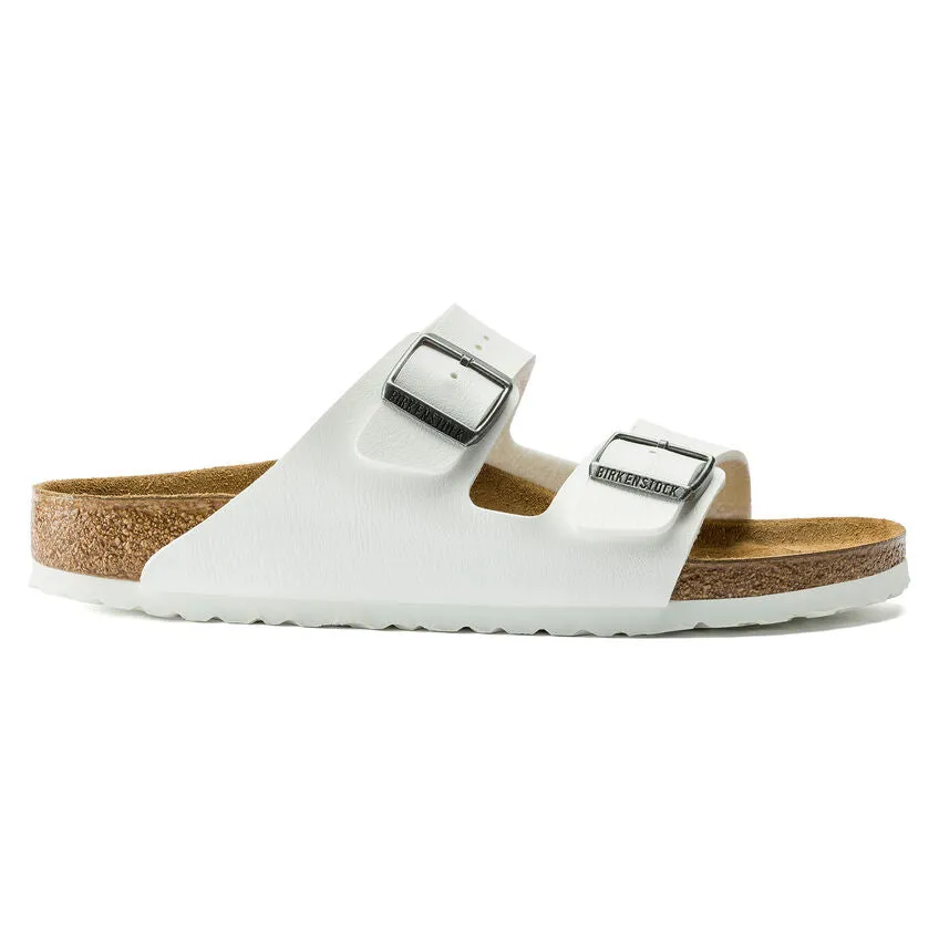 Birkenstock UNISEX Arizona Birko-Flor (White - Regular fit)