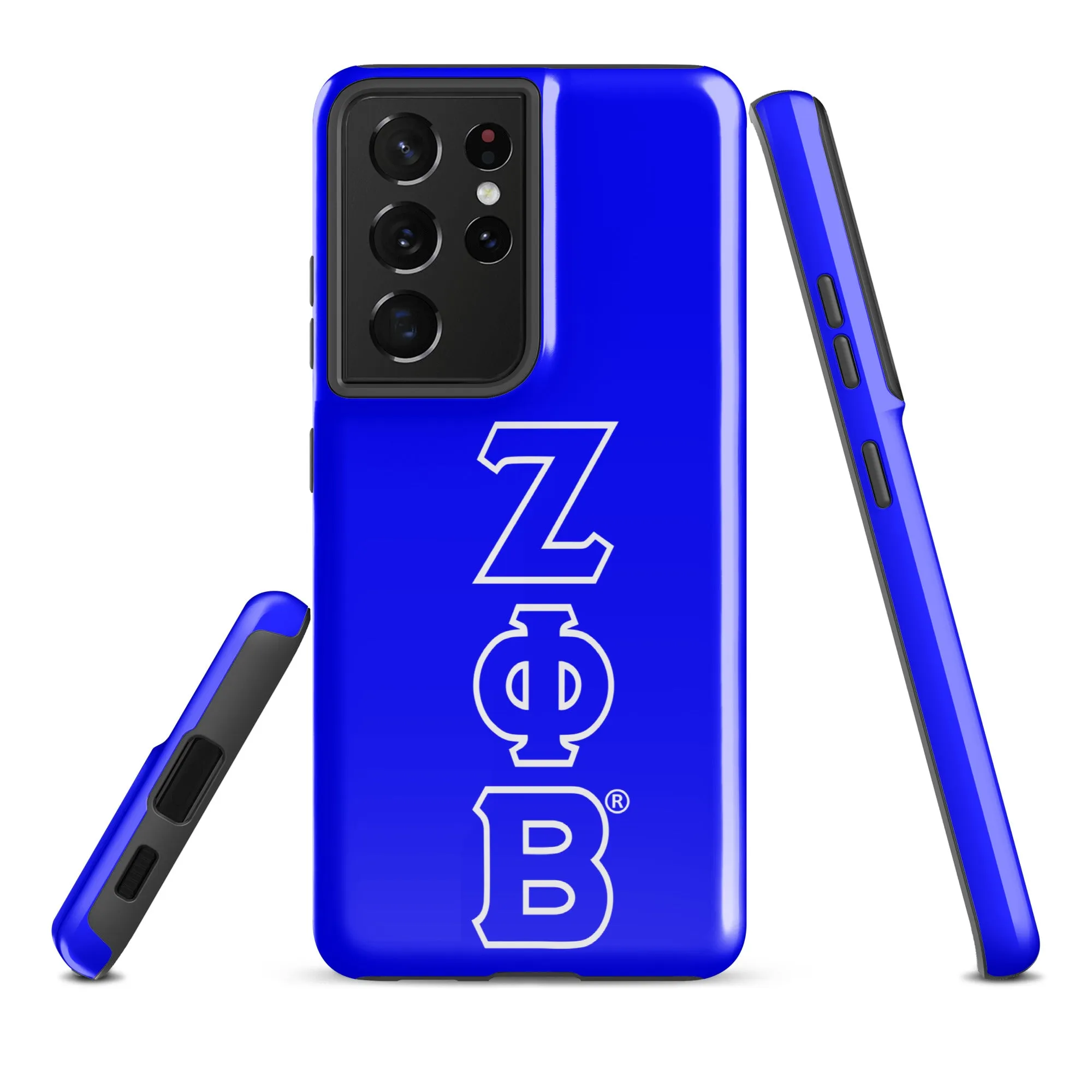 Blue ΖΦΒ Samsung Case