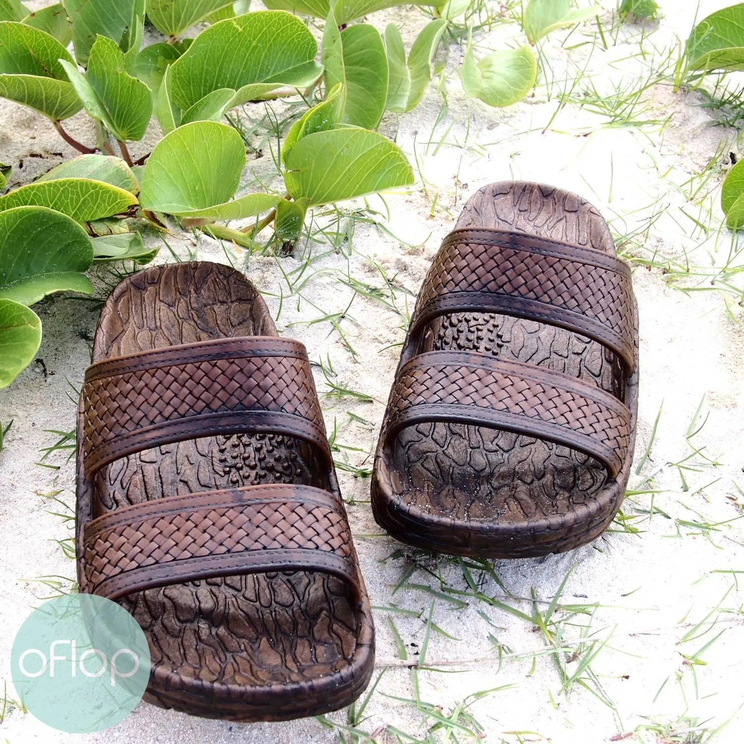 Brown Jon Jandals ® - Pali Hawaii Hawaiian Jesus Sandals