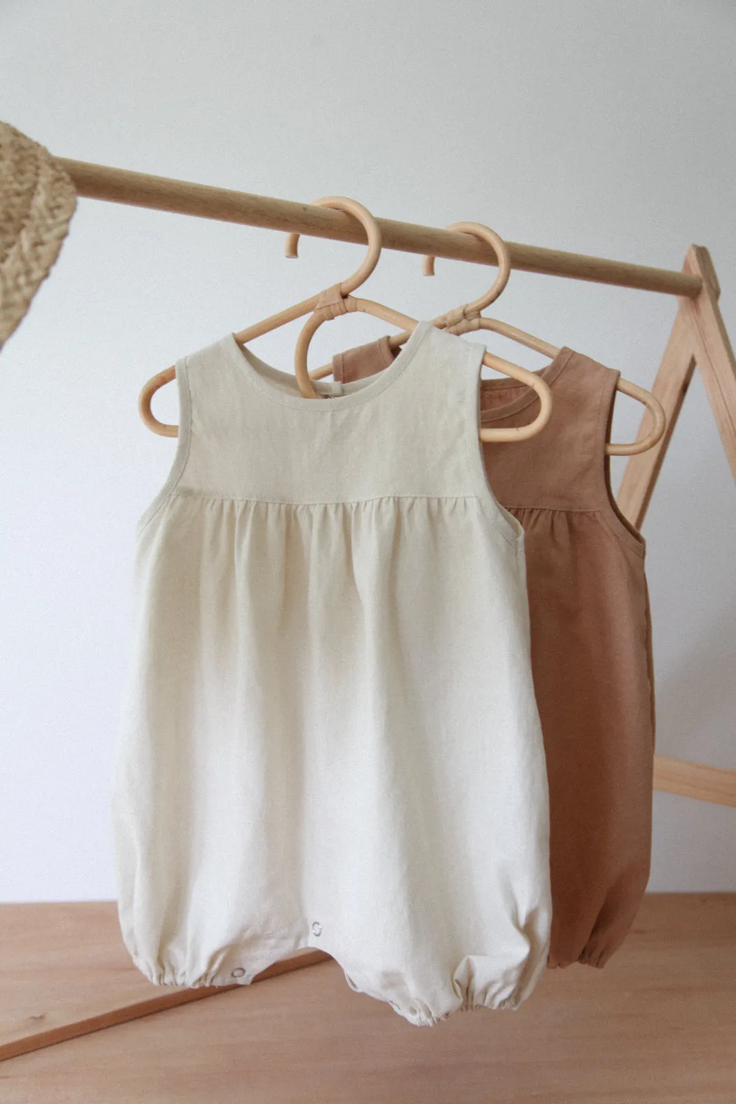 Camel Unisex Cotton Light Shorts Romper