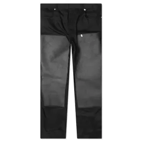 Cargo Pant Leather - Black