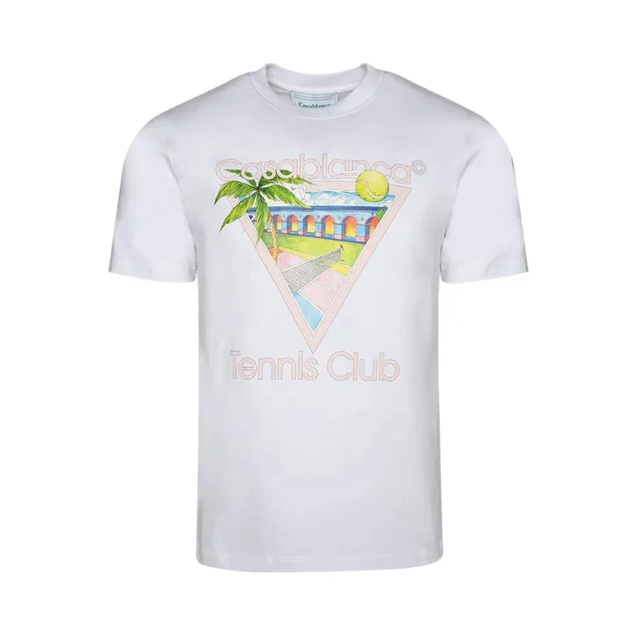 Casablanca Tennis Club Icon Unisex T-Shirt 'White'