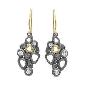 Cascading Open Pebbles Earrings