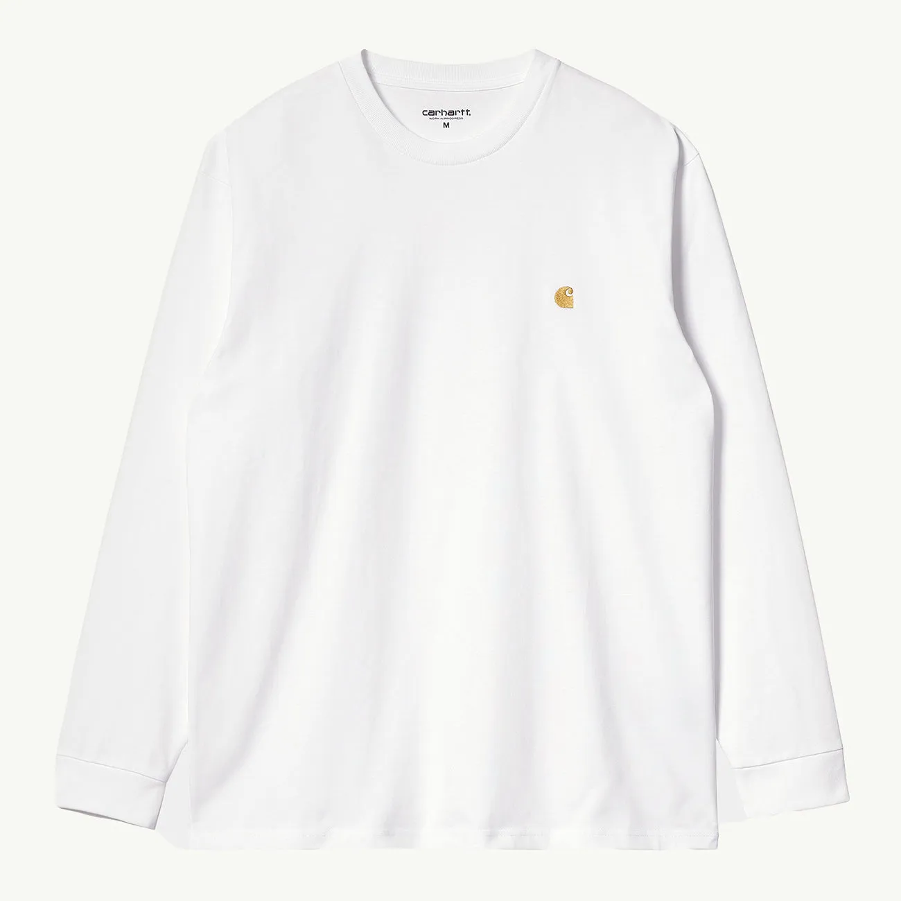 Chase LS T-Shirt - White/Gold