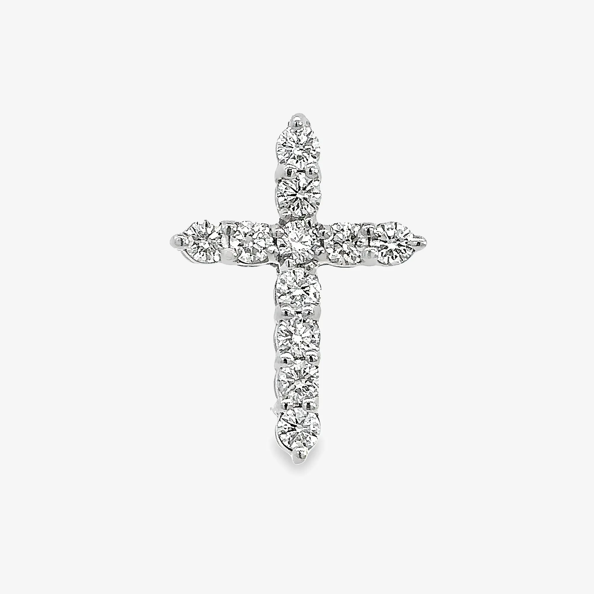 Classic 1.00ct Diamond Cross Pendant