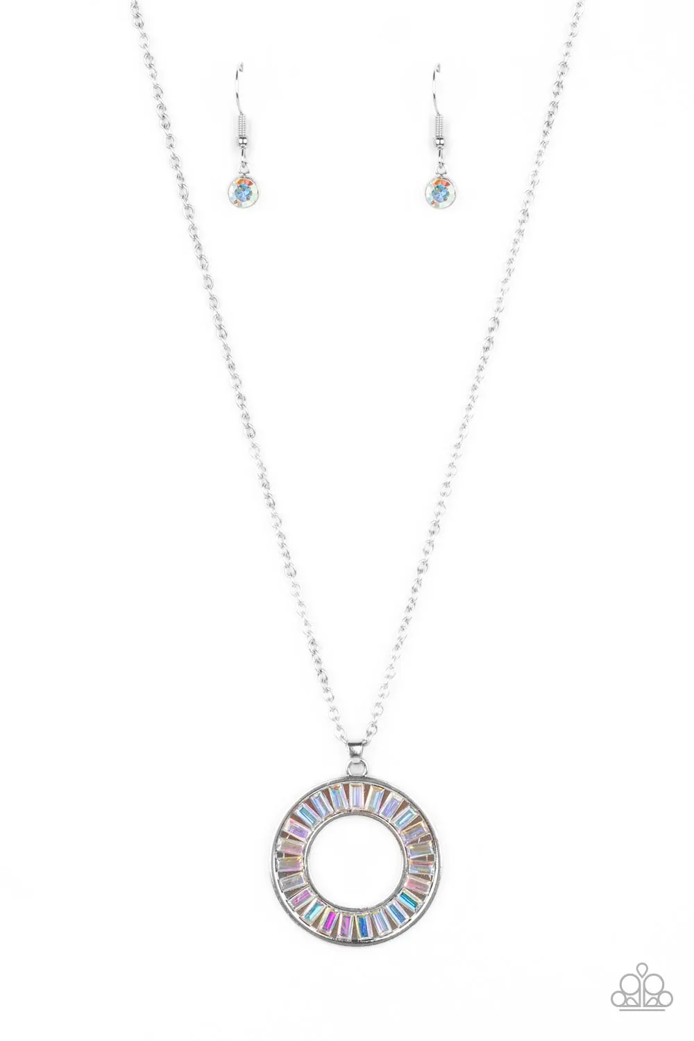 Clique Couture Multi Iridescent Necklace - Paparazzi Accessories