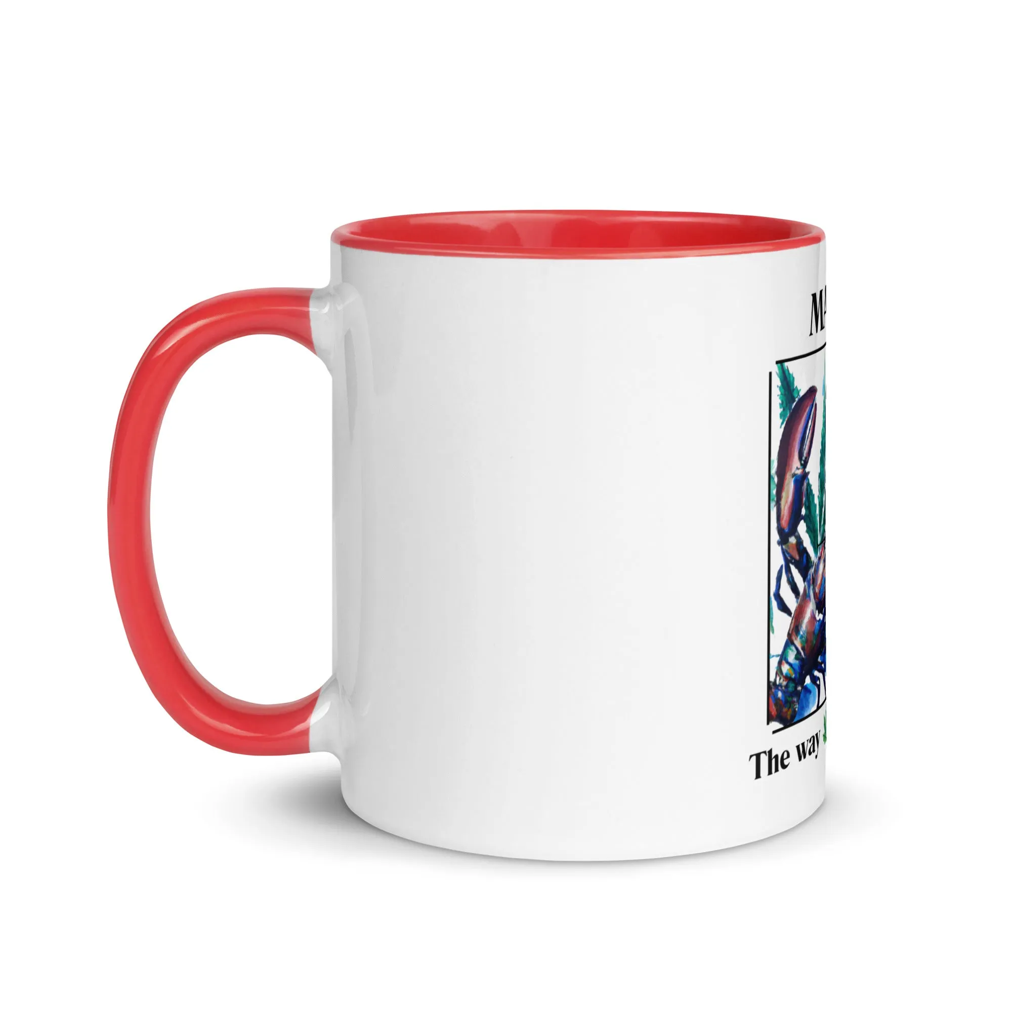 Coastal Maine Unisesx Mug with Color Inside